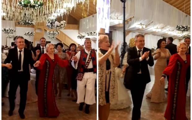 Viorica Dăncilă, ţinută inedită la o nuntă. Liderul PSD s-a distrat alături de Olguţa Vasilescu. FOTO
