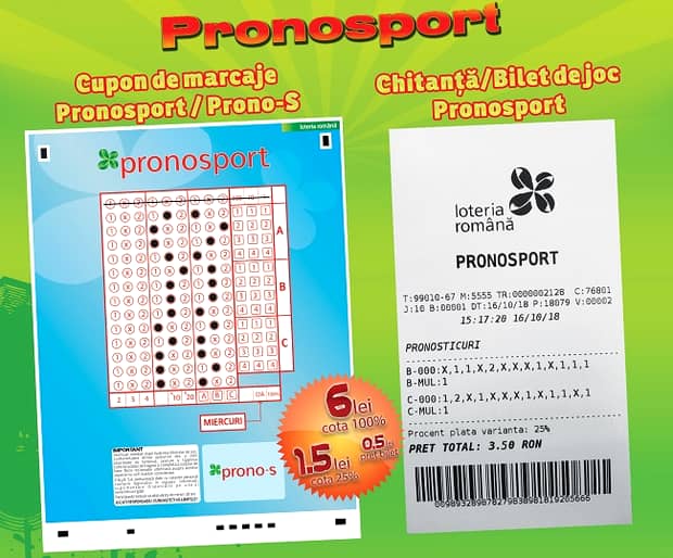 Câștig record la Pronosport! Un jucător din Tulcea a încasat 84.847 lei! Anunțul făcut de Loteria Română