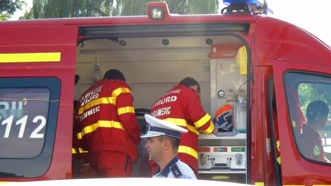 Accident grav în Câmpina! Trei persoane au fost lovite de ambulanță chiar pe trecerea de pietoni