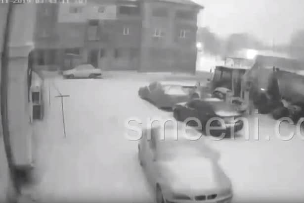 Fenomen incredibil apărut la Buzău! Ninsoare cu fulgere, în ianuarie. GALERIE FOTO și VIDEO