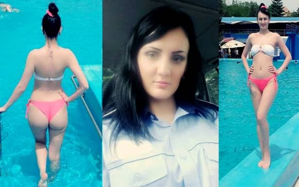 O tânără poliţistă de 27 de ani din Orăştie, dezbrăcată! Vezi pozele scandaloase cu Elena