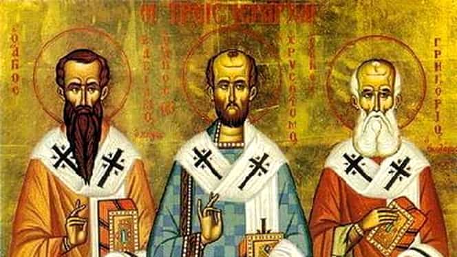 Sfinţii Trei Ierarhi, prăznuiţi pe 30 ianuarie de Biserica Ortodoxă