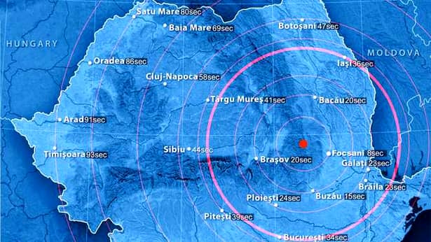 Cutremur în România, marți, 26 februarie! Ce intensitate a avut seismul, conform raportului INFP