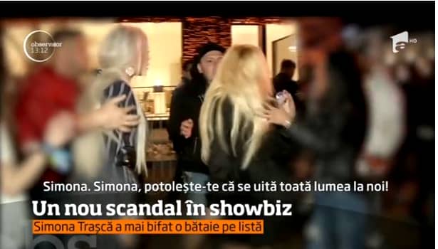 Simona Trașcă, bătaie într-un club de fițe din Mamaia! Imagini fără precedent!