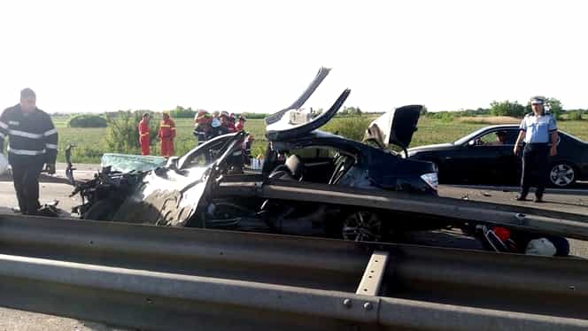 Accident pe Autostrada Bucureşti-Piteşti. Update: Traficul s-a reluat pe ambele sensuri