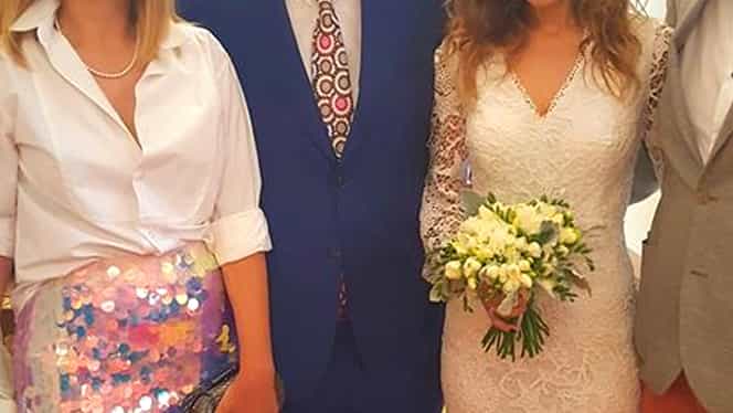 Ionela Năstase și Vlad Petreanu s-au căsătorit! Cum arată rochia de mireasă