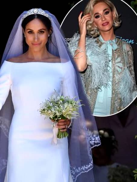 Katy Perry critică rochia lui Meghan Markle a criticat rochia de mireasă pe care a purtat-o Meghan Markle la nunta cu Prințul Harry.