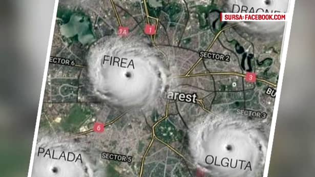 Furtuna din Capitală a devenit ciclon de categoria 5 pe Internet! Cele mai tari glume după furtună GALERIE FOTO