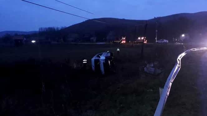 Accident de microbuz în Cluj. 8 persoane au ajuns de urgență la spital