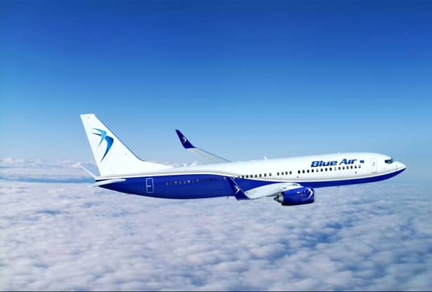 Un avion Blue Air a aterizat de urgenţă pe Aeroportul Mihail Kogălniceanu
