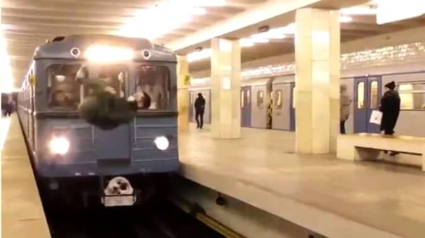 Un tânăr s-a aruncat în faţa metroului! Totul a fost filmat! Vezi imaginile