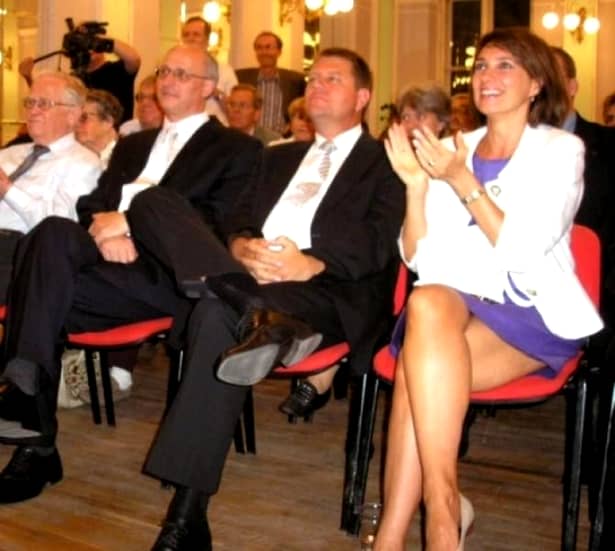 Carmen Iohannis, alături de soțul său și președintele României, Klaus Iohannis