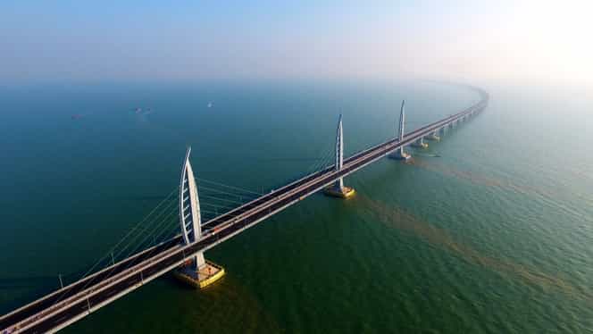 Va fi inaugurat cel mai lung pod din lume, care traversează toată marea