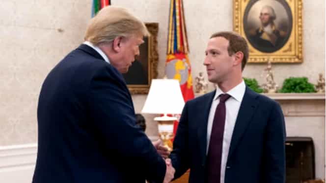 Donald Trump a spus că Mark Zuckerberg l-a felicitat! ”Eşti numărul 1 pe Facebook”