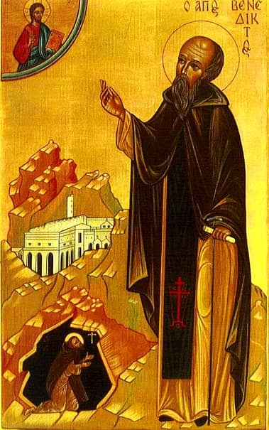 Calendar ortodox, 14 martie: părintele nostru Benedict de Nursia