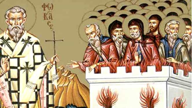 Calendar ortodox, marți, 23 iulie. Aducerea moaștelor Sfântului Foca