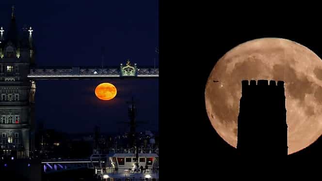 Cum s-a văzut Luna Plină de pe 14 septembrie. Imagini surprinse din toată lumea