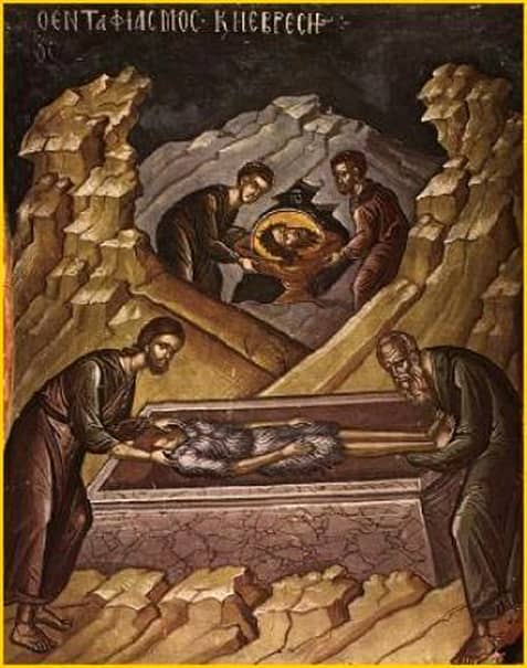 Calendar ortodox 24 februarie: Aflarea cinstitului cap al sfântului prooroc Înaintemergător şi Botezător Ioan