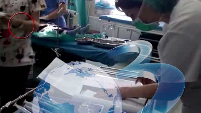 Scandal la spitalul Grigore Alexandrescu! Medic filmat în timp ce opera fără mănuși. Video