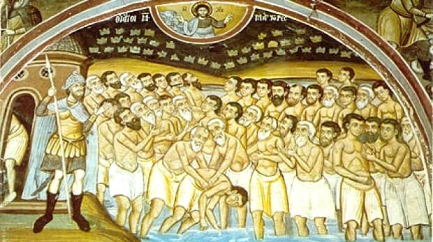 Calendar ortodox, 9 martie. Prăznuirea celor 40 de Sfinți Mucenici de la Sevastia