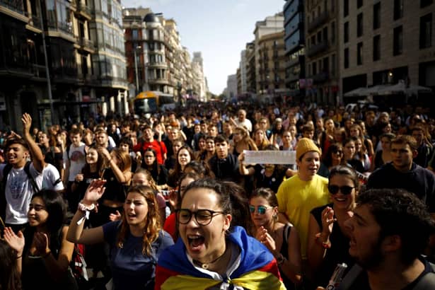 Proteste din nou în Catalonia