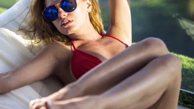 Alexandra Stan a lăsat rușinea deoparte! S-a lăsat fotografiată goală la piscină FOTO