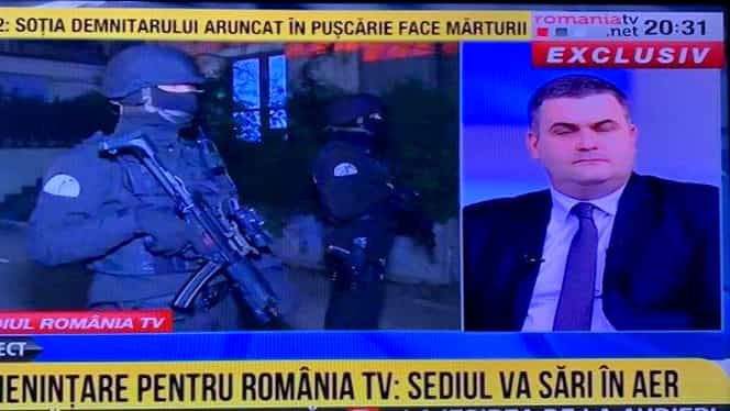 Alertă cu bombă la România TV! Pirotehniștii au venit de urgență la sediul televiziunii