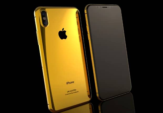 Ţi se pare scump iPhone X? Află cât costă versiunea de lux din aur masiv, încrustată cu diamante