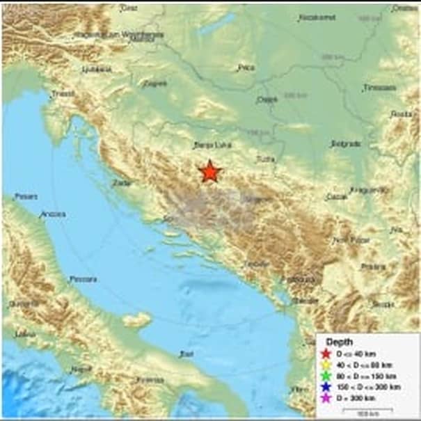 Un nou cutremur în Balcani! A avut loc în Bosnia, la 10 kilometri de suprafață