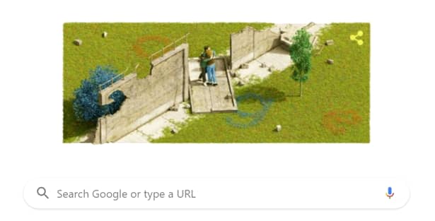 30 de ani de la căderea Zidului Berlinului. Google a creat un doodle special. FOTO