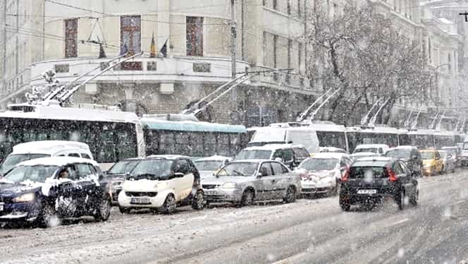Avertizare meteo pentru Bucureşti! Un strat de zăpadă se va depune peste Capitală!