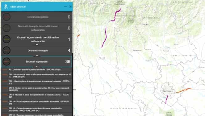 Aici poți verifica în timp real situația drumurilor din România! CNAIR are parteneriat și cu Waze