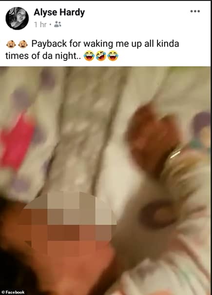Filmarea care a trimis-o la închisoare. O mamă și-a maltratat bebelușul și s-a lăudat pe Facebook. VIDEO