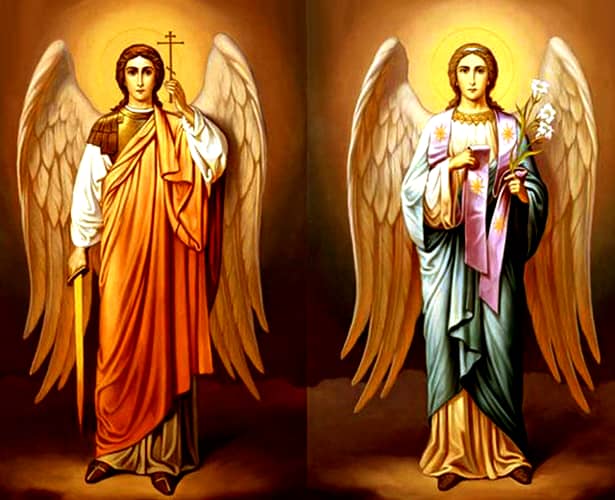 Sfinții Arhangheli Mihail și Gavriil sunt prăznuiți în fiecare an pe 8 noiembrie, 8 fiind simbolul veșniciei