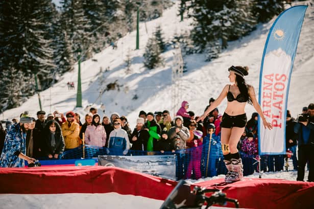 GALERIE FOTO / Miss Bikini pe schiuri şi-a desemnat cîştigătoarea