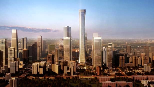 Cele mai înalte 10 clădiri din lume: China Zun Tower - 527,7 m, 108 etaje. Cea mai înaltă clădire din Shanghai, China