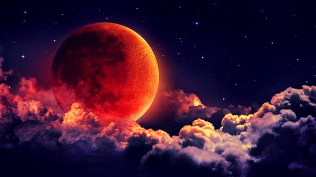 Eclipsa totală de Lună e vizibilă în România