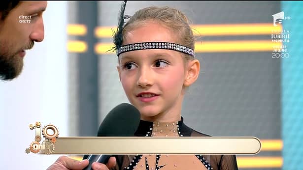 Ema Stoian, la Antena 1! Cum a apărut micuța balerină de la Românii au Talent, în platoul lui Răzvan și Dani