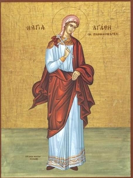 Calendar ortodox 5 februarie: Sfintele muceniţe Agata și Teodula