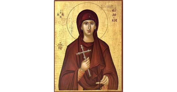 Calendar ortodox 1 Martie: Pomenirea Preacuvioasei mucenițe Evdochia samarineanca