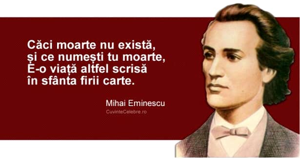 Gânduri de-ale lui MIhai Eminescu... lăsate nouă moștenire