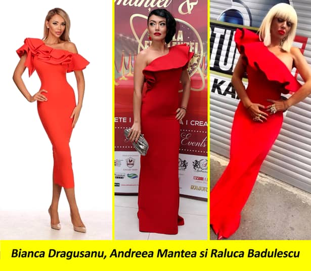 Oups! Eroare! Vedete din România îmbrăcate la fel pe covorul roșu