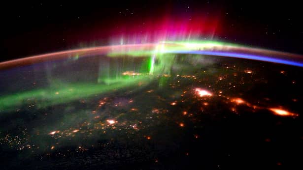 Imagini spectaculoase cu aurora boreală văzută din spaţiu GALERIE FOTO ŞI VIDEO