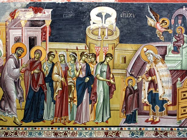 Intrarea Maicii Domnului în Biserică este o mare sărbătoare religioasă, care se prăznuiește pe 21 noiembrie, atât la ortodocși cât și la catolici