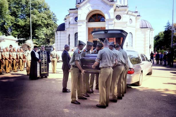 Ducu Darie înmormântat la Cimitirul Bellu