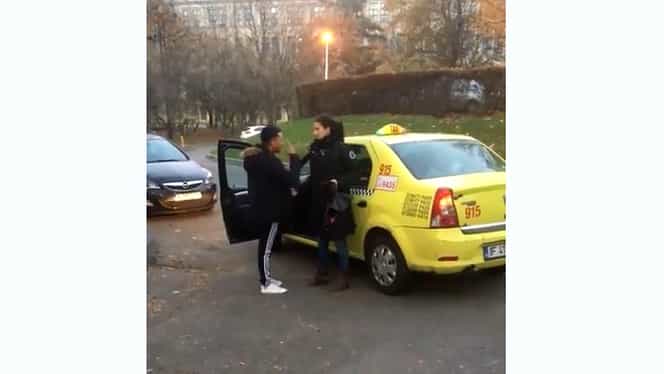 SCENE ŞOCANTE în Bucureşti! Un taximetrist loveşte o femeie pentru că nu a vrut să îi dea 4 lei bacşiş!