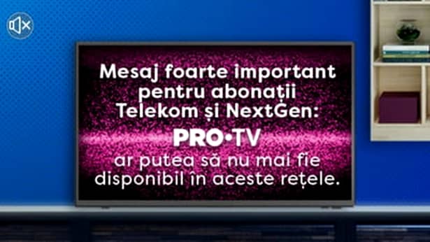 Pro TV ar putea ieși din rețeaua Telekom