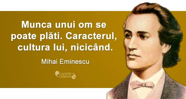 Gânduri de-al lui Mihai Eminescu... lăsate nouă moștenire