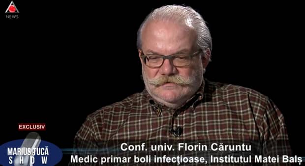 Florin Căruntu, șef secție la Institutul Matei Balș, mesaj dur despre coronavirus! „Oricine se poate considera o țintă”