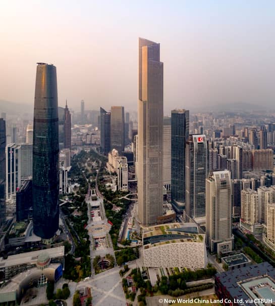 Cele mai înalte 10 clădiri din lume: Guangzhou CTF Finance Centre - 530 m, 111 etaje. Cea mai înaltă clădire din Guangzhou, China